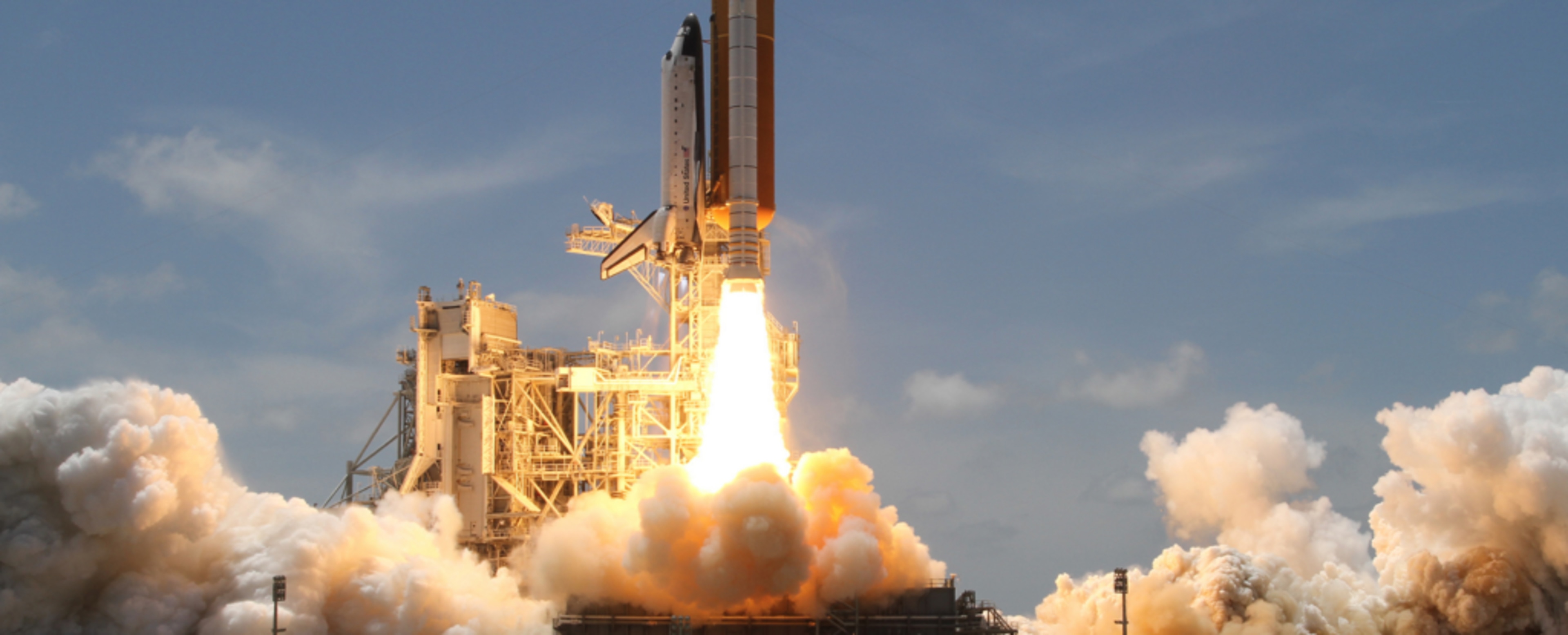 Development process as rapid as Space Shuttle taking off, illustrating Cuttlesoft's agile methodology