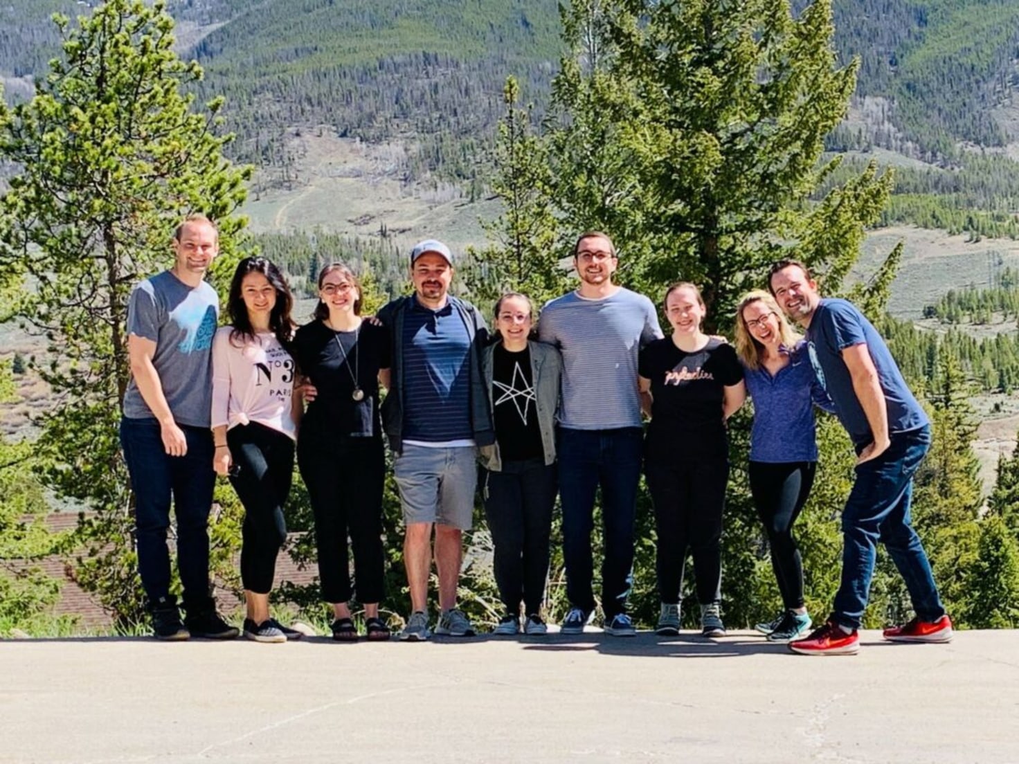 2019 Team Retreat at Lake Dillon: This view beats any office. The whole squad together, proving that sometimes the best team building happens above 9,000 feet.