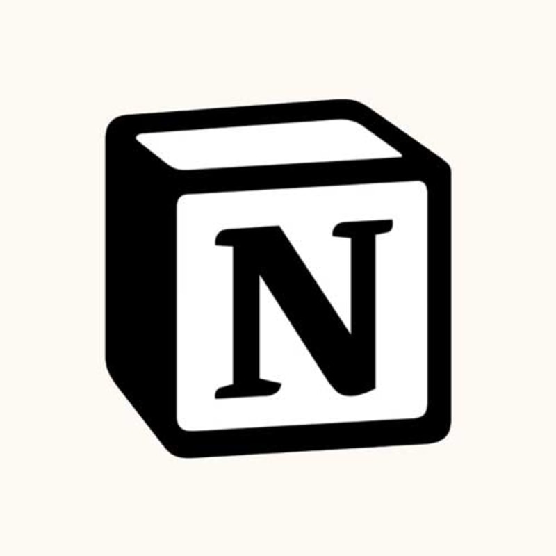 The Notion platform logo, representing Cuttlesoft's expertise in implementing collaborative workspace solutions and productivity tools. This emblem symbolizes our capabilities in creating efficient, organized digital workspaces. Our Notion implementation services include custom workspace design, automation integration, and enterprise knowledge management solutions.